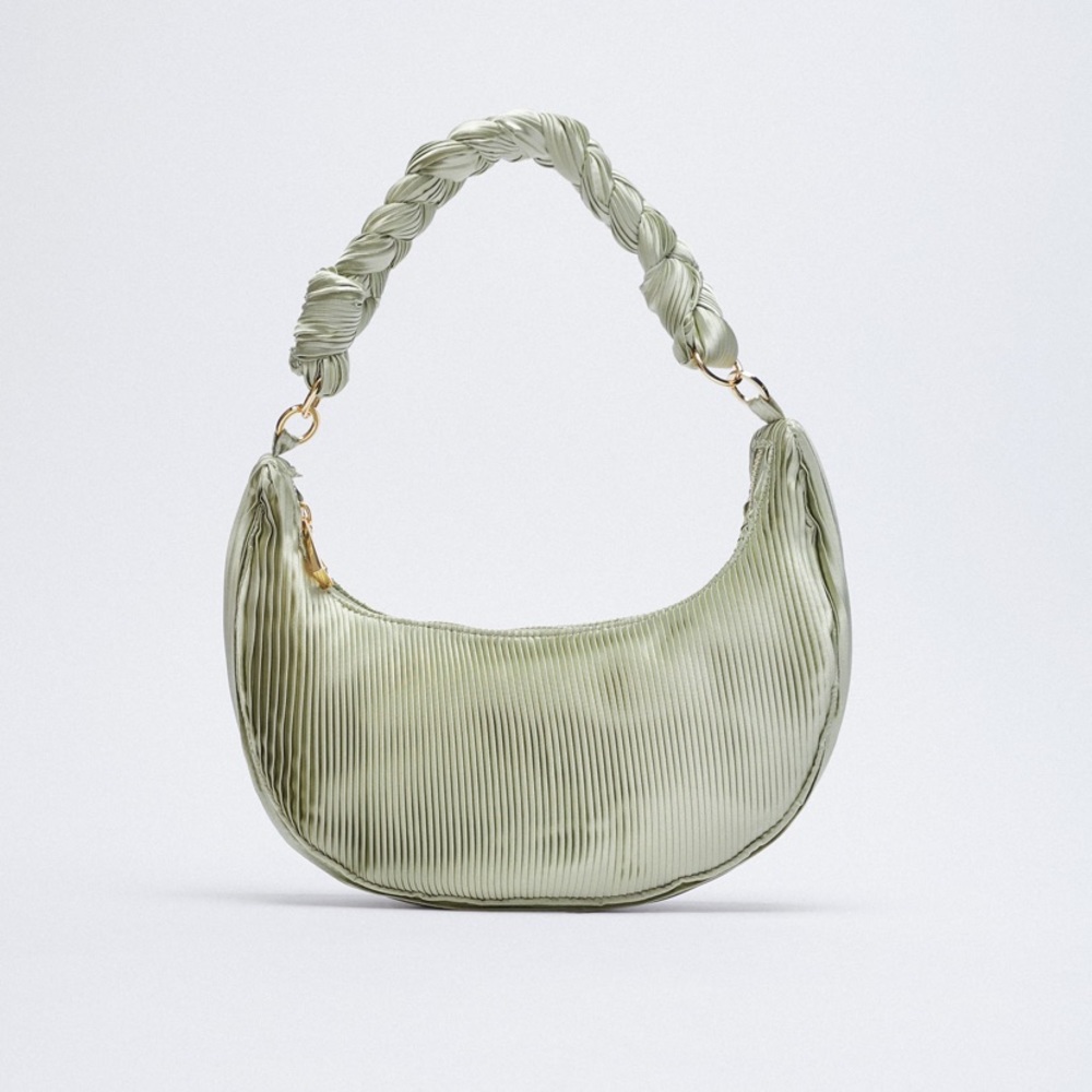 Zara Pleated Shoulder Bag